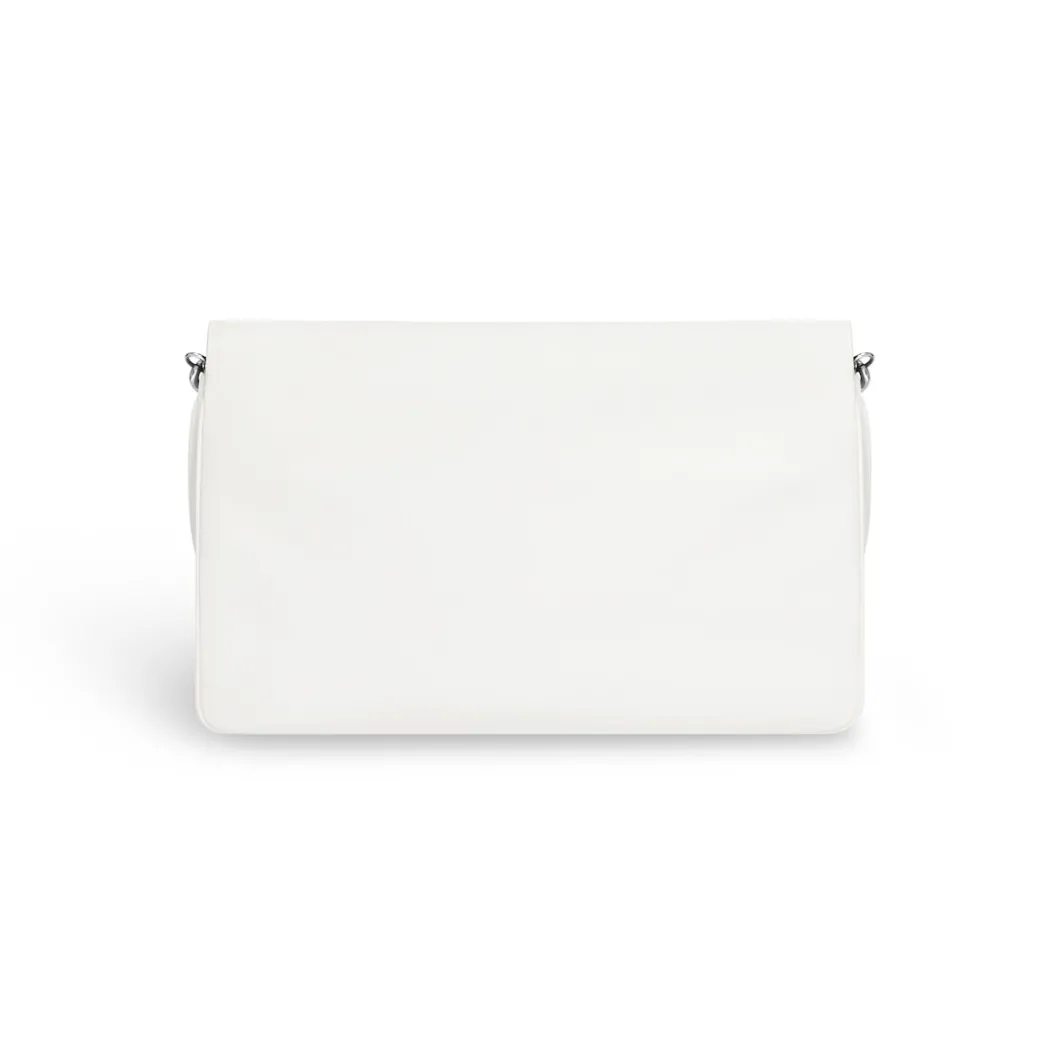 Women's Bb Soft Large Flap Bag in Optic White