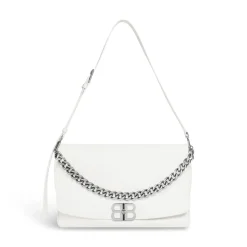 Women's Bb Soft Large Flap Bag in Optic White