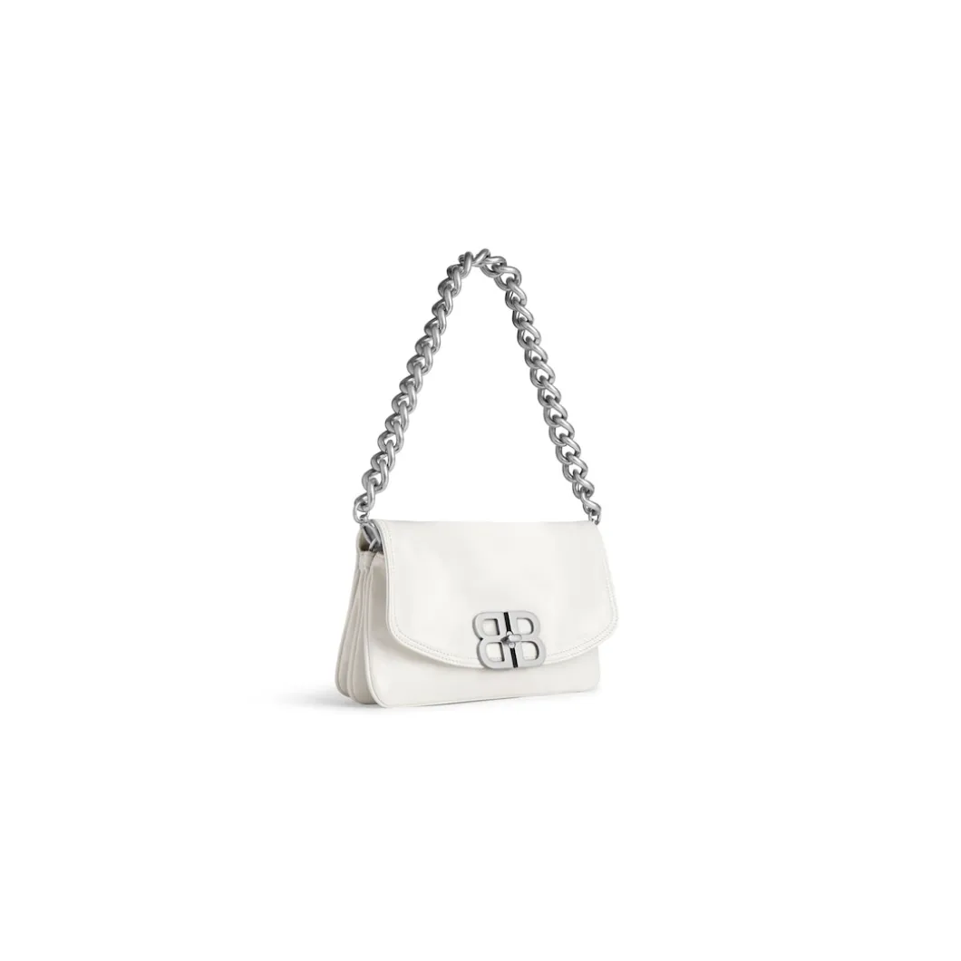 Women's Bb Soft Small Flap Bag in Optic White
