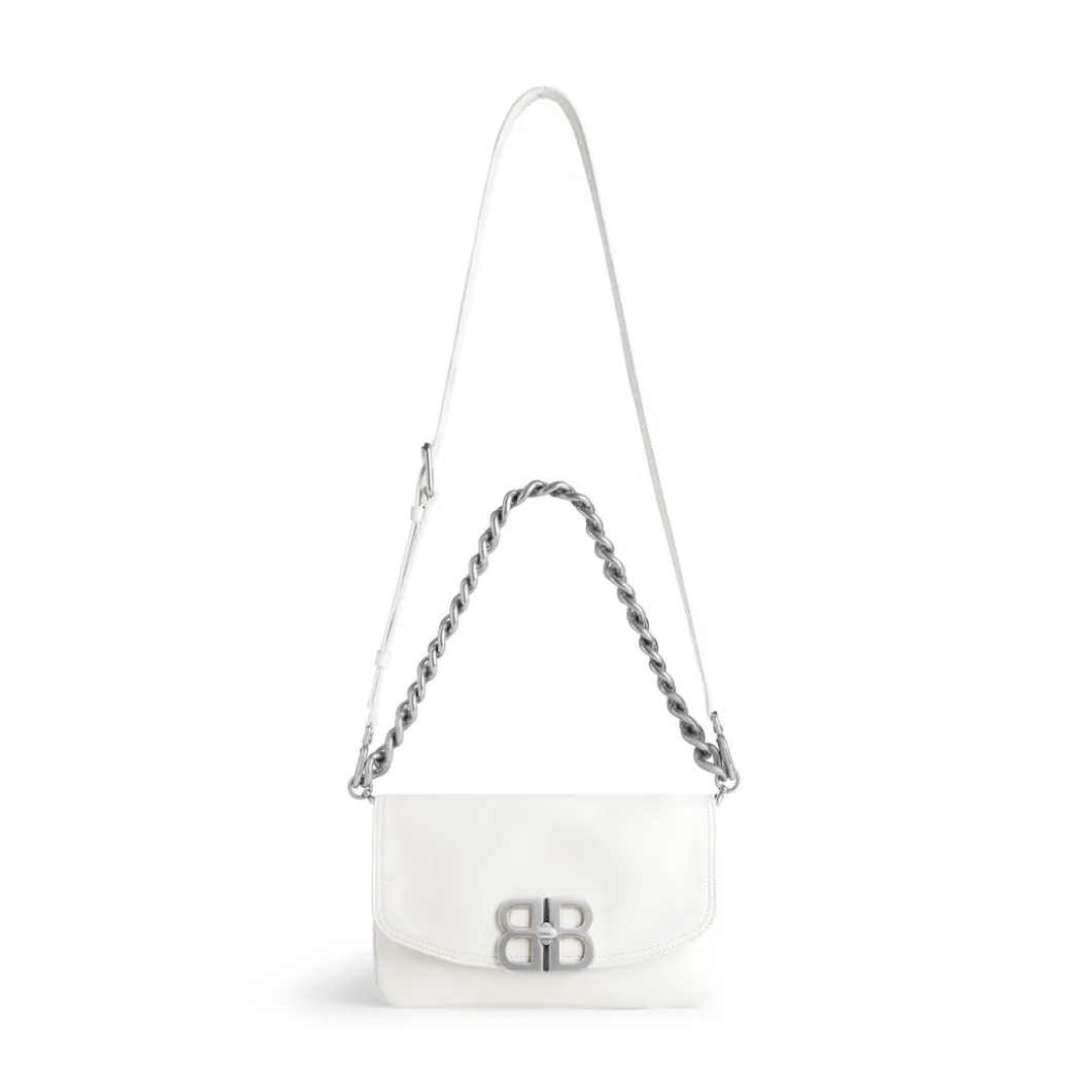 Women's Bb Soft Small Flap Bag in Optic White