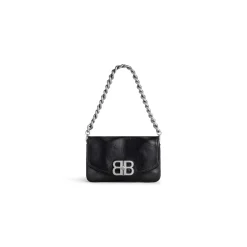 Women's Bb Soft Small Flap Bag  in Black
