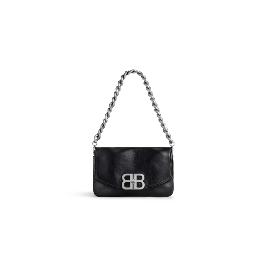 Women's Bb Soft Small Flap Bag in Black