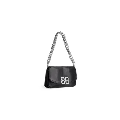 Women's Bb Soft Small Flap Bag  in Black