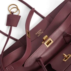 Women's Bel Air Medium Carry All Bag in Dark Burgundy