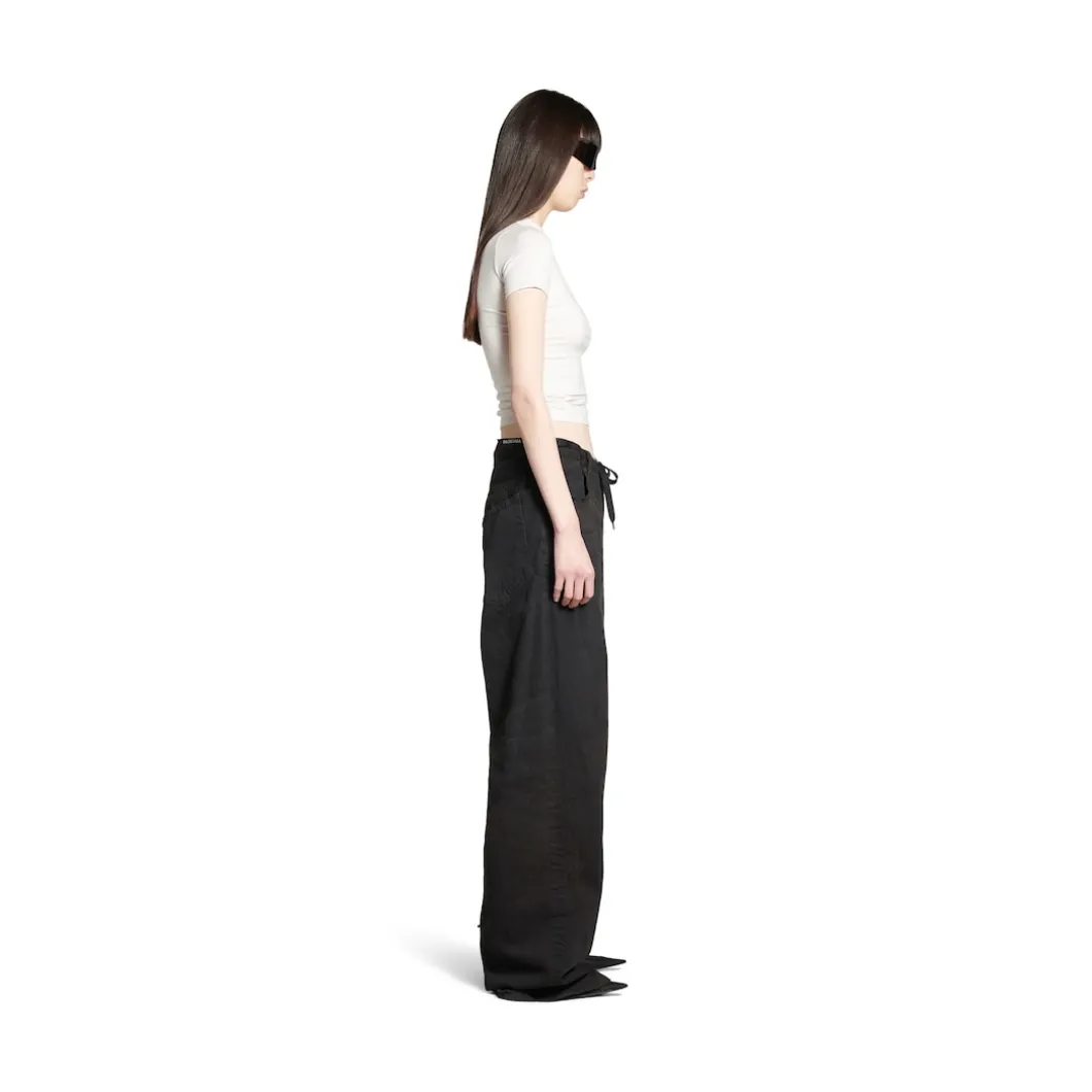 Women's Beverly Hills T-shirt Fitted in Off White/black