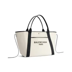 Women's Biarritz Large Tote Bag  in Beige/black