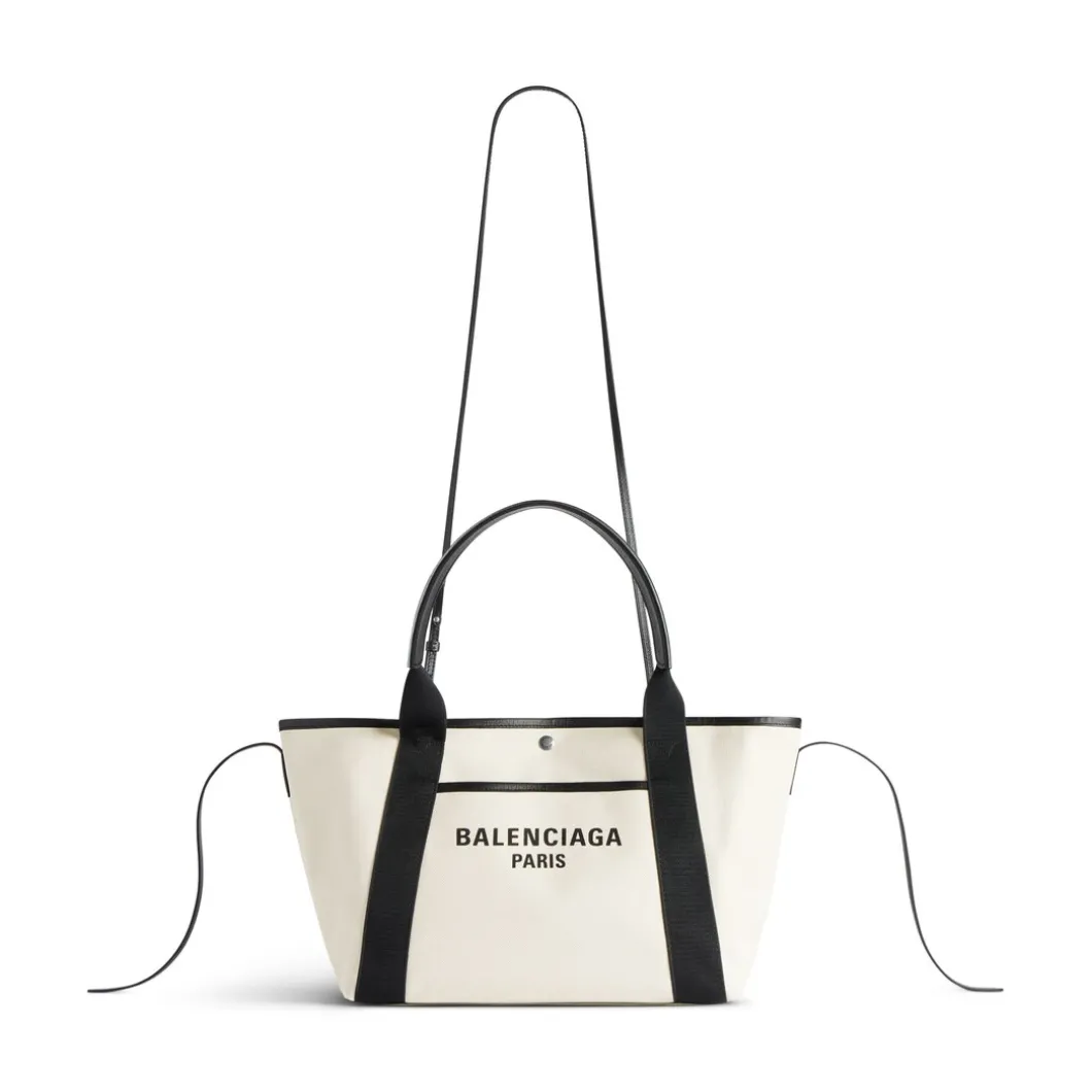 Women's Biarritz Medium Tote Bag in Beige/black