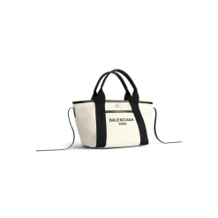 Women's Biarritz Small Tote Bag in Beige/black
