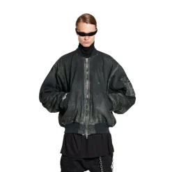 Women's Bomber Jacket in Blue