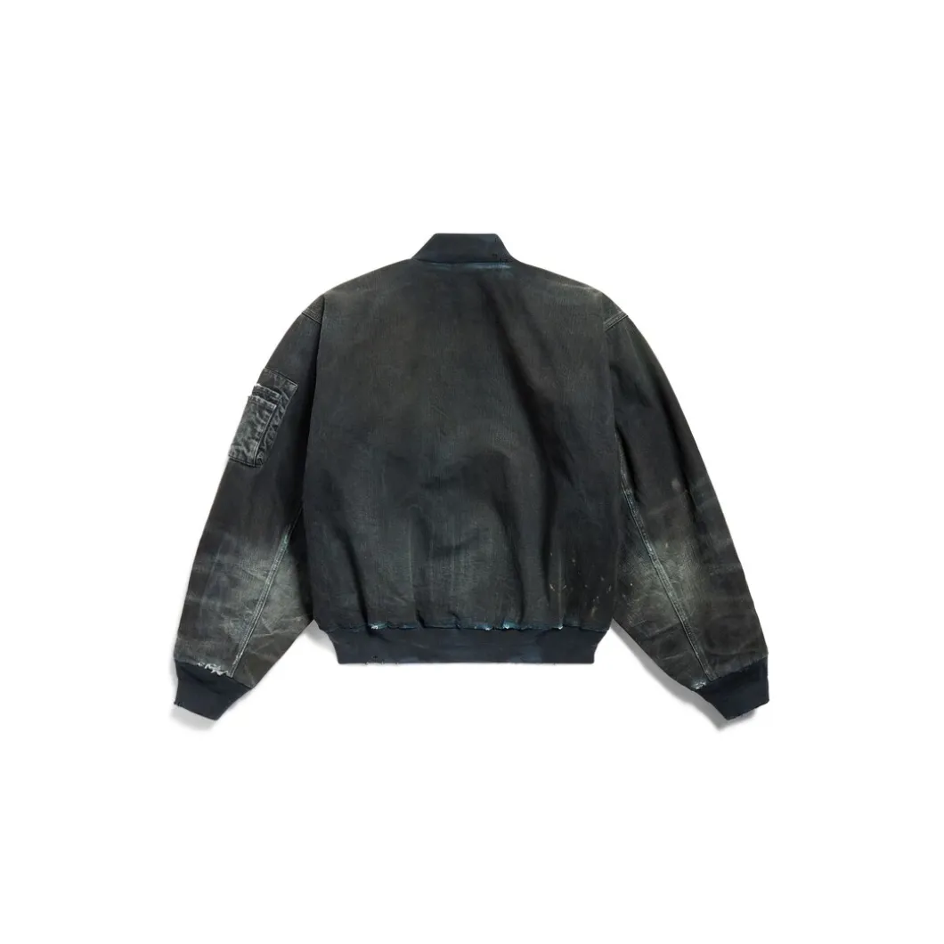 Women's Bomber Jacket in Blue