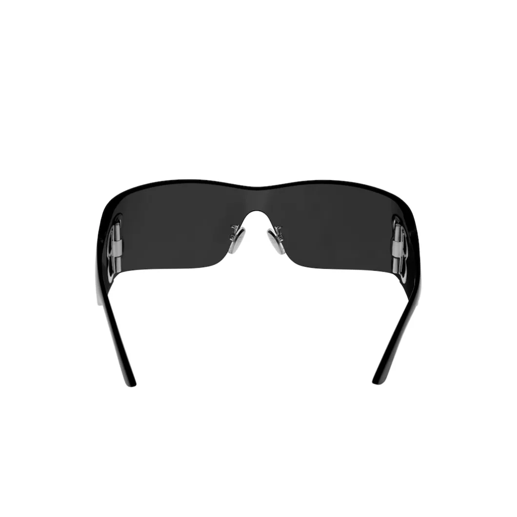 Women's Bossy Mask Sunglasses in Black