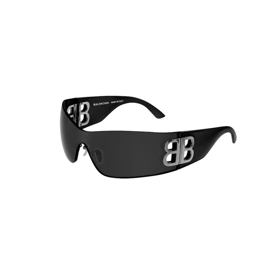 Women's Bossy Mask Sunglasses in Black