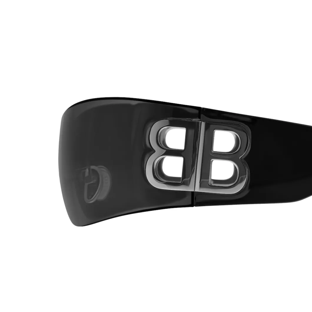 Women's Bossy Mask Sunglasses in Black
