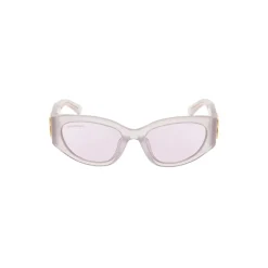 Women's Bossy Round Af Sunglasses in Light Pink