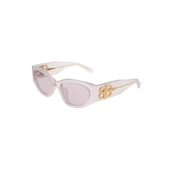 Women's Bossy Round Af Sunglasses in Light Pink