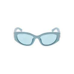 Women's Bossy Round Af Sunglasses in Light Blue