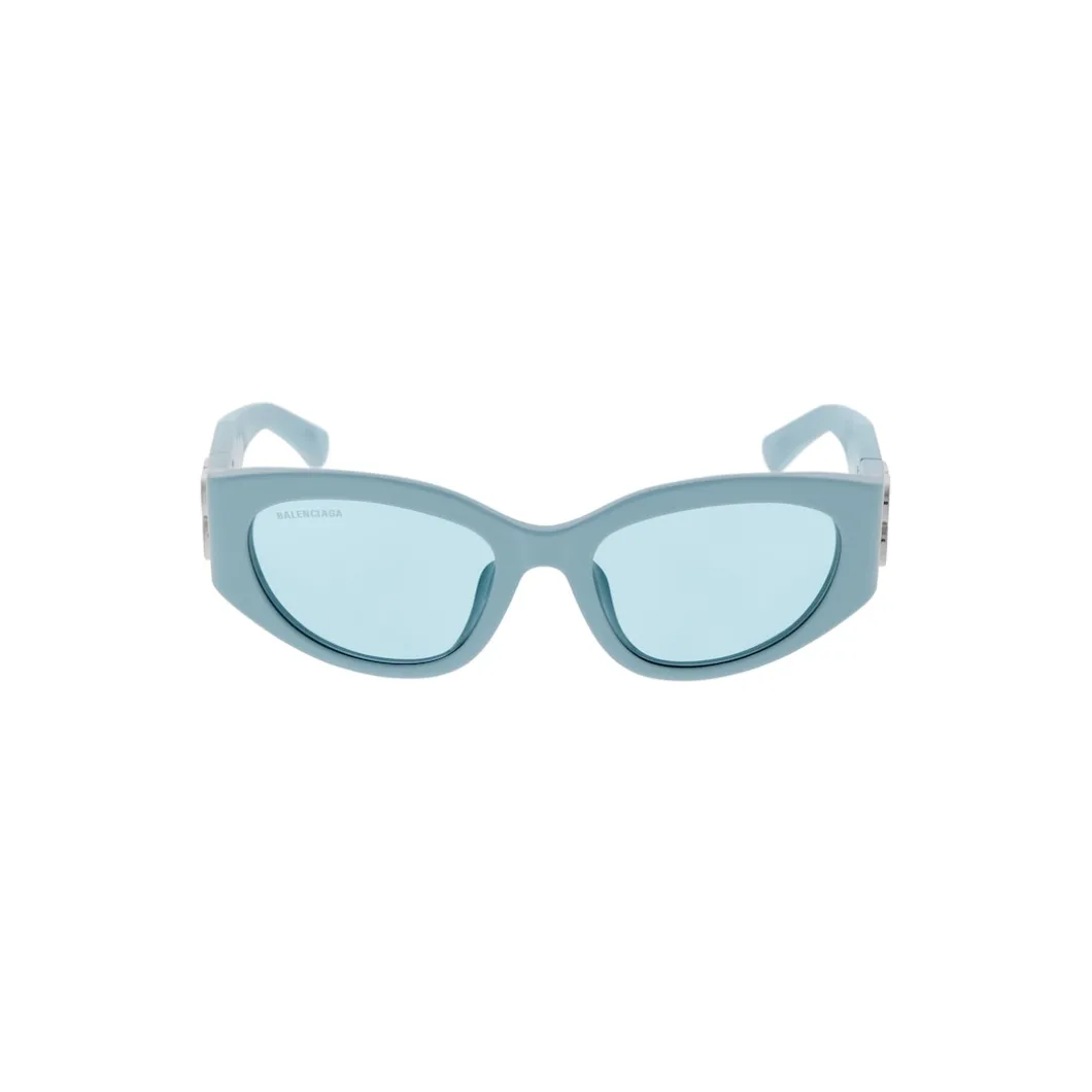 Women's Bossy Round Af Sunglasses in Light Blue