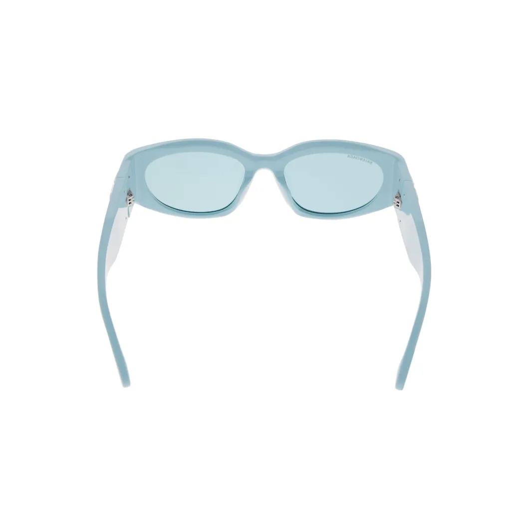 Women's Bossy Round Af Sunglasses in Light Blue