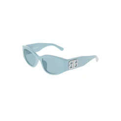 Women's Bossy Round Af Sunglasses in Light Blue
