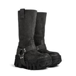 Women's Bulldozer Harness Boot in Black