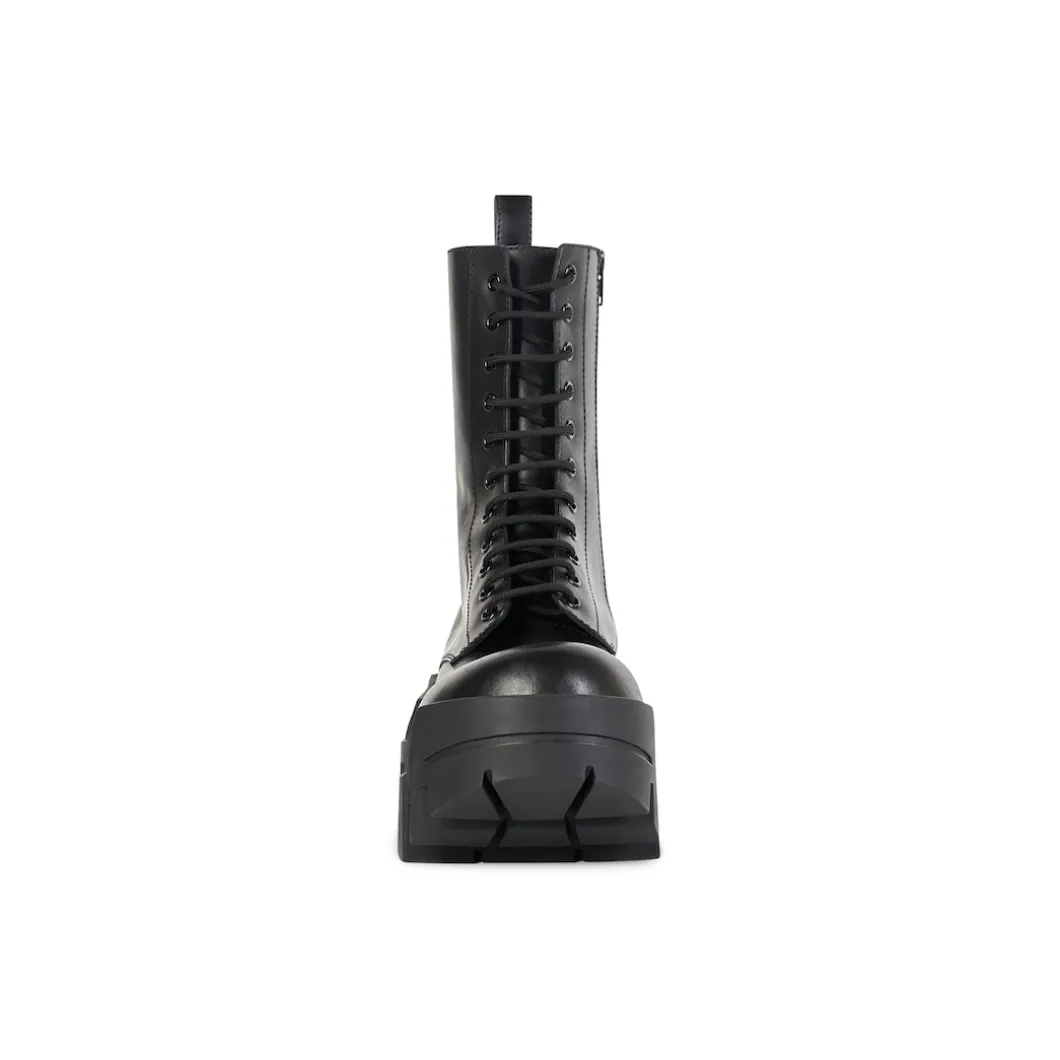 Women's Bulldozer Lace-up Boot in Black