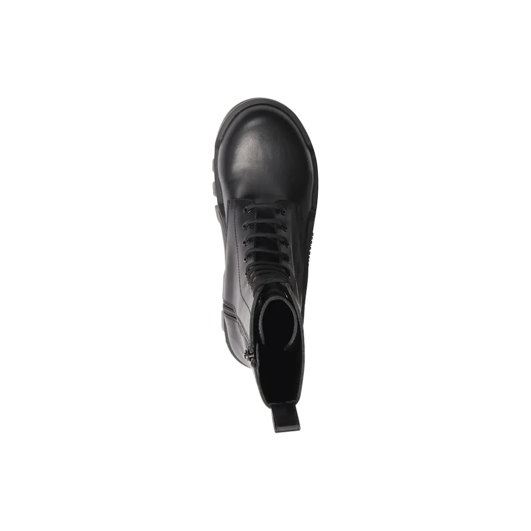 Women's Bulldozer Lace-up Boot in Black