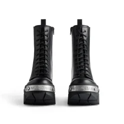 Women's Bulldozer Lace-up Boot in Black