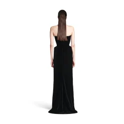 Women's Bustier Gown in Black
