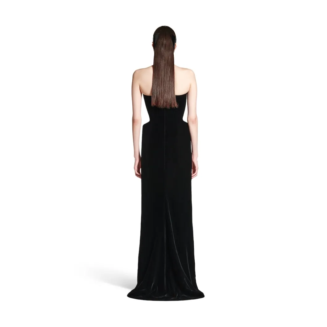 Women's Bustier Gown in Black