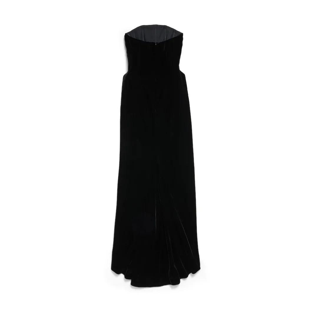 Women's Bustier Gown in Black