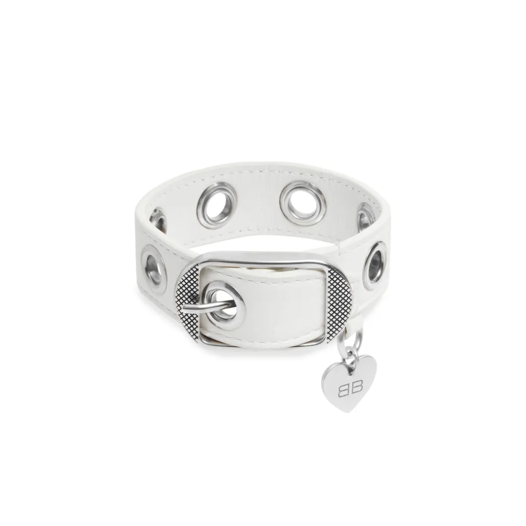 Women's Cagole Bracelet in White