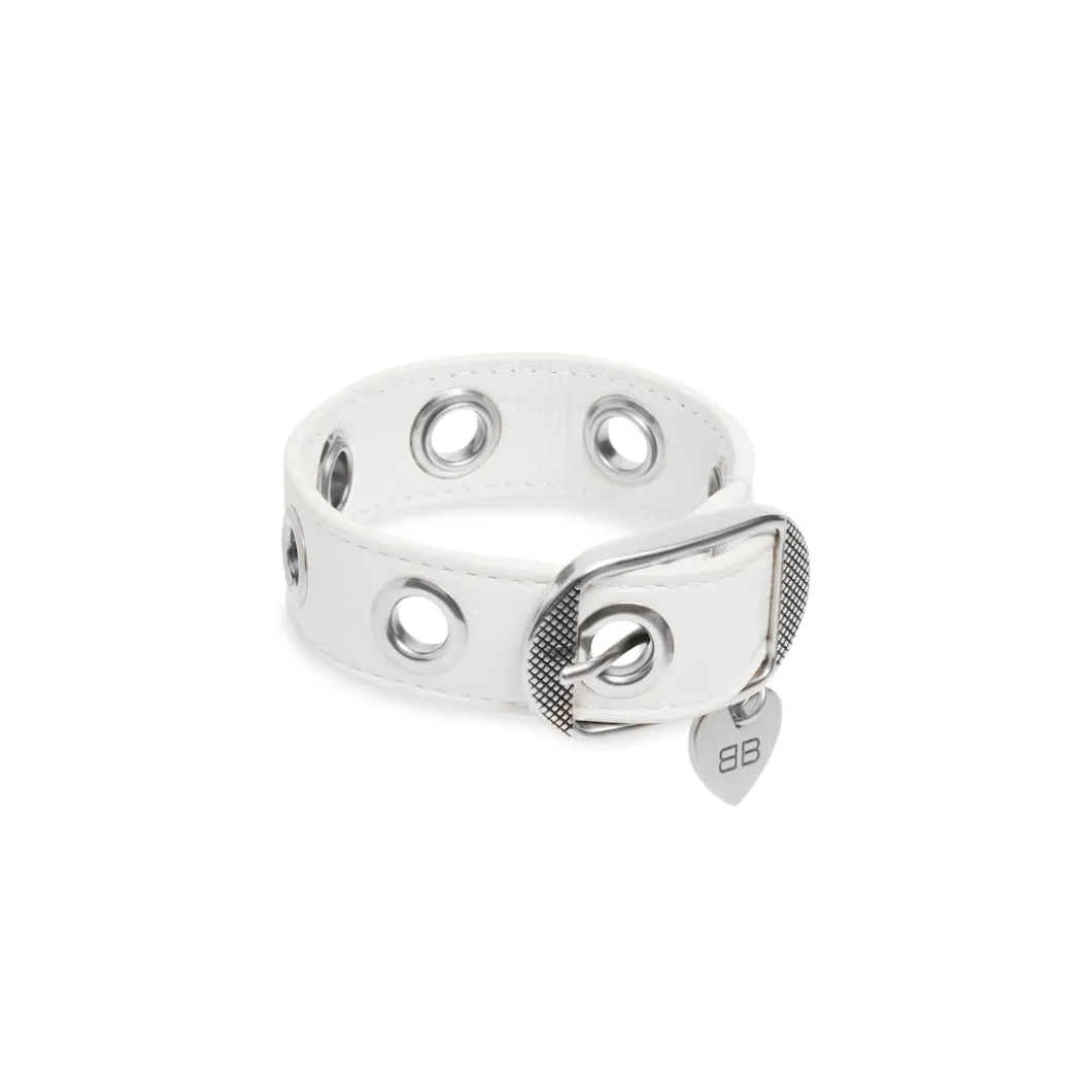 Women's Cagole Bracelet in White