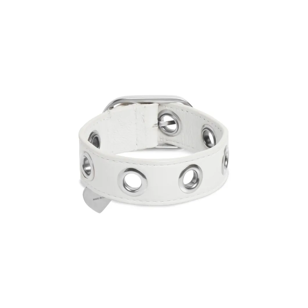 Women's Cagole Bracelet in White