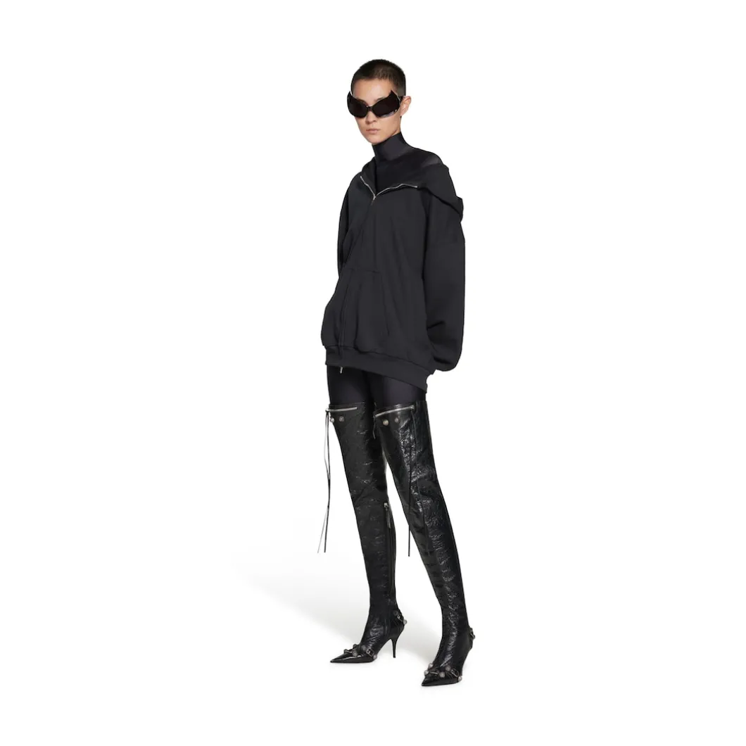 Women's Cagole 90mm Over-the-knee Boot in Black
