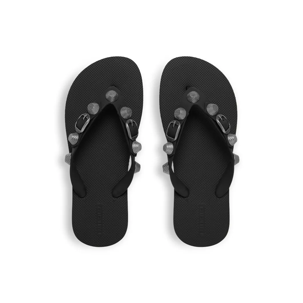 Women's Cagole Thong Sandal in Black