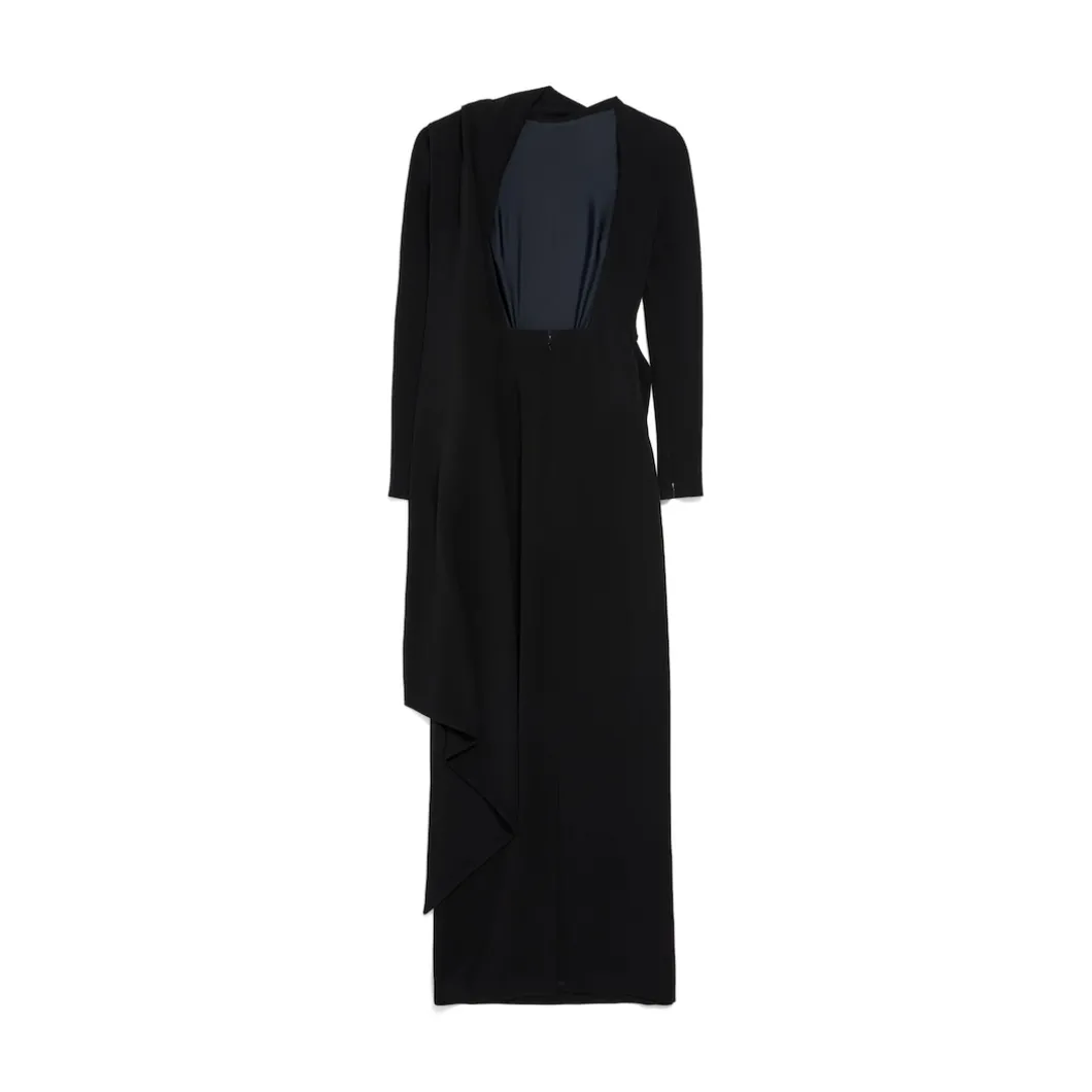 Women's Cape Gown in Black