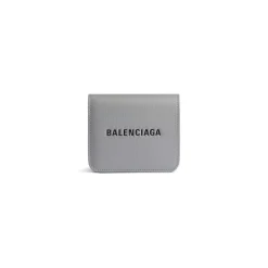 Women's Cash Flap Coin And Card Holder in Grey/black