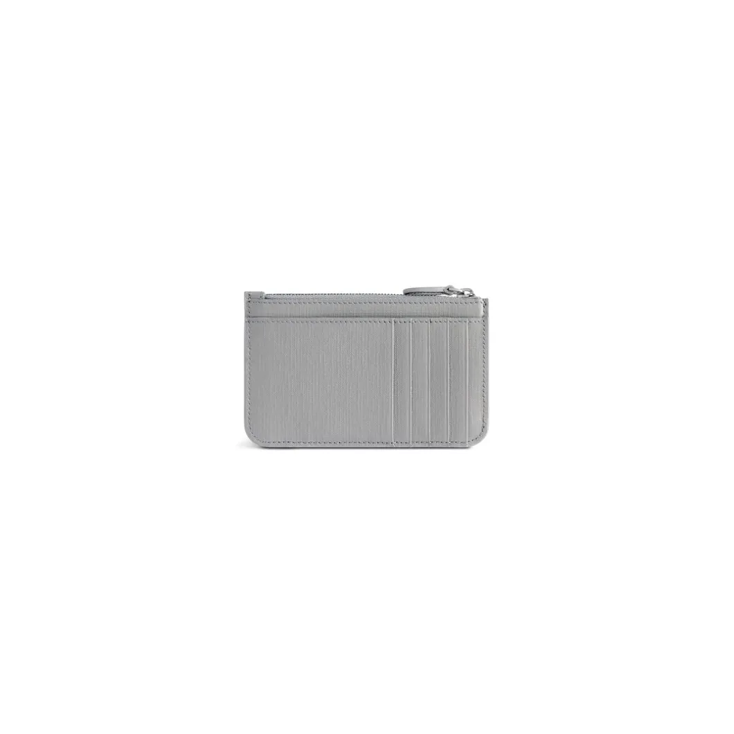 Women's Cash Large Long Coin And Card Holder in Grey/black