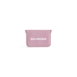 Women's Cash Mini Wallet On Chain in Pink