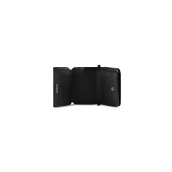 Women's Cash Mini Wallet On Chain in Black/white