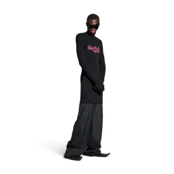 Women's Ciao Bello Long Fitted Turtleneck in Black