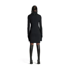 Women's Ciao Bello Long Fitted Turtleneck in Black