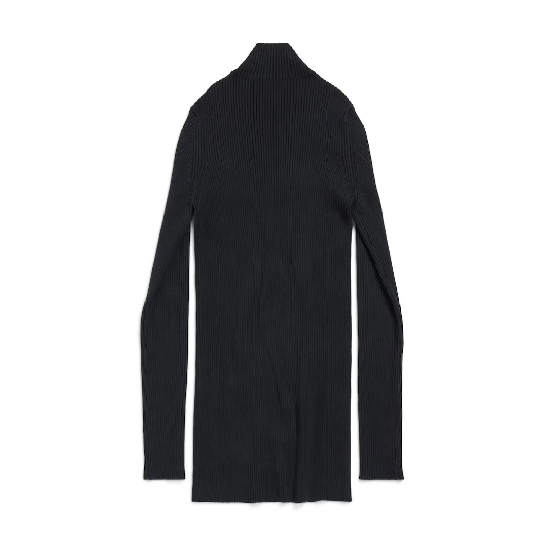 Women's Ciao Bello Long Fitted Turtleneck in Black