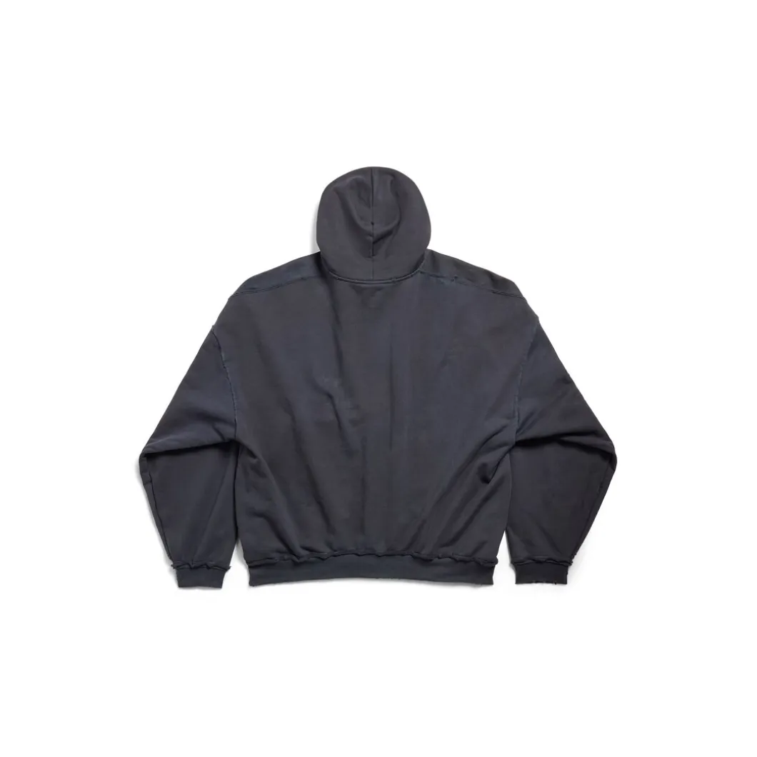 Women's Ciao Bello Pulled Hoodie Large Fit in Black