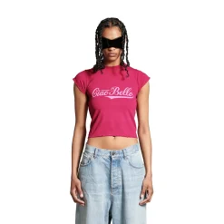 Women's Ciao Bello Shrunk T-shirt in Pink
