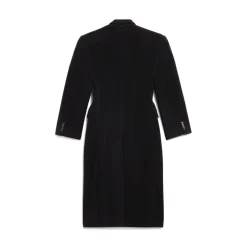Women's Cinched Coat in Black