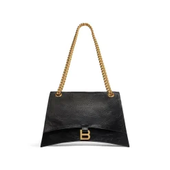 Women's Crush Medium Chain Bag  in Black