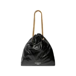 Women's Crush Medium Tote Bag in Black