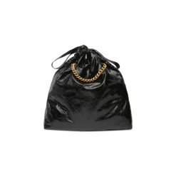 Women's Crush Medium Tote Bag in Black
