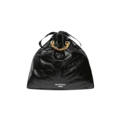 Women's Crush Medium Tote Bag in Black